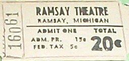 Ramsay Theatre - Ticket Stub (newer photo)